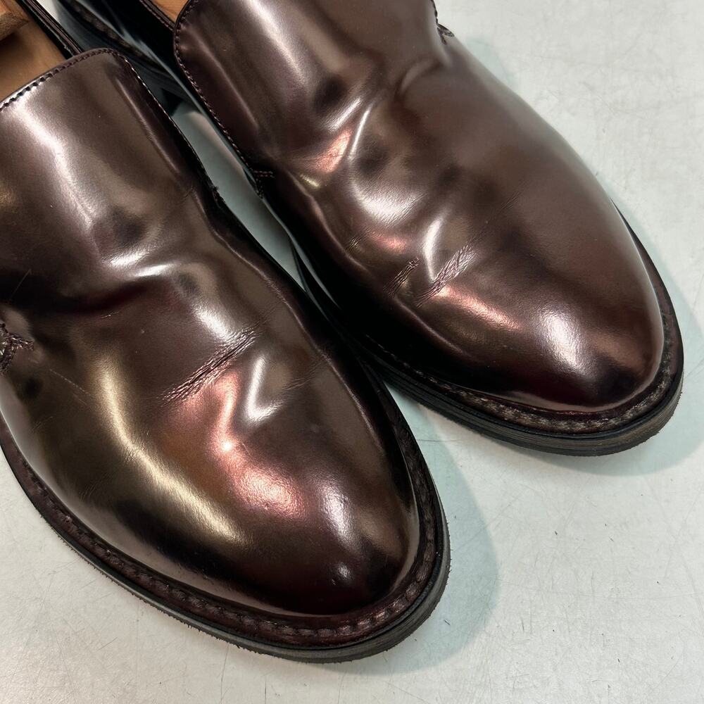 WORN ONCE Bruno Cucinelli Patent Leather Loafer Bronze Made in Italy 40 M 7 W 10 - Picture 9 of 10